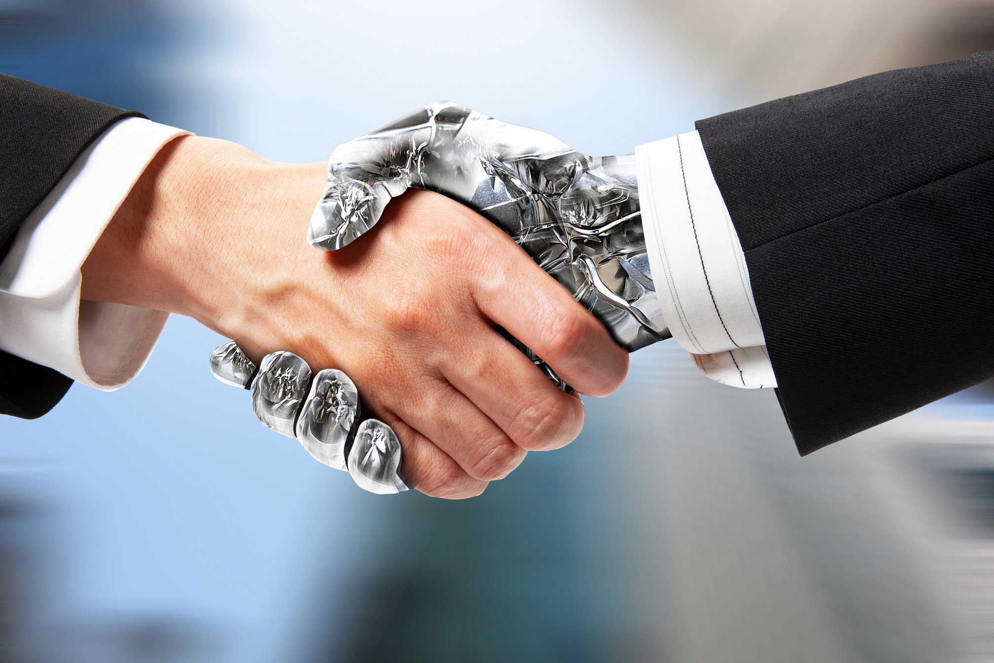 Robot handshake